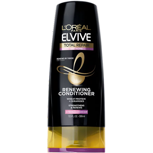 L'Oreal Elvive Total Repair Extreme Renewing Conditioner with Wheat Protein, 13.5 fl oz