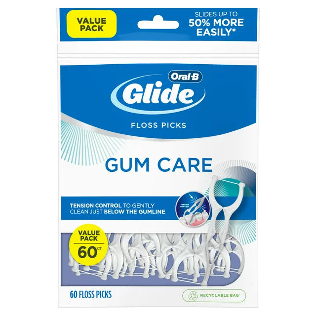 Palillos de hilo dental Glide Gum Care, 60 unidades***