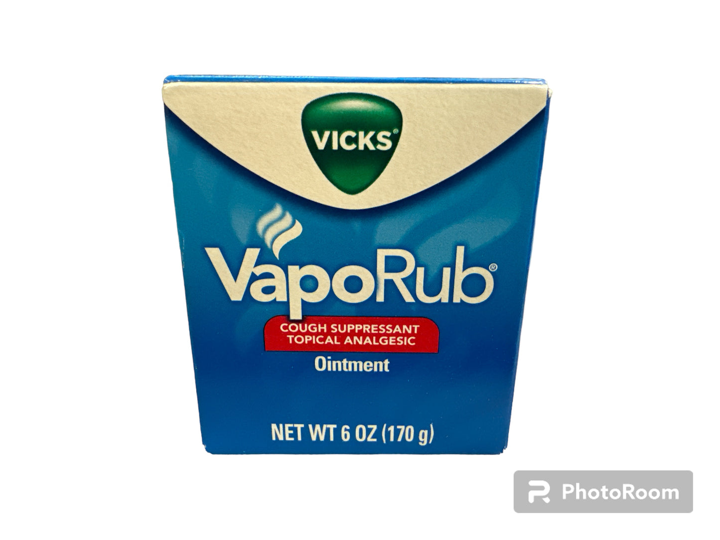 Ungüento para el pecho Vicks Vaporub para aliviar la tos, original, 6 oz***