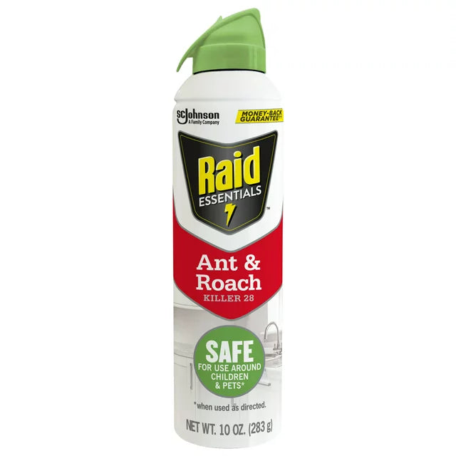 Raid Essentials Ant & Roach Killer Spray 10oz