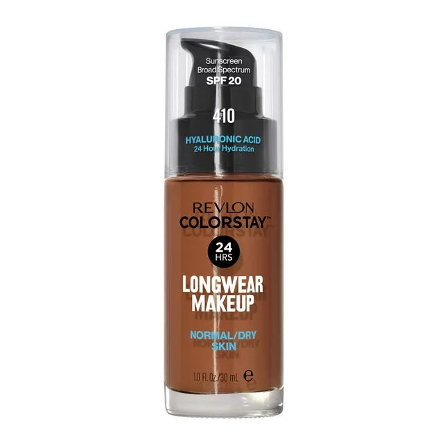 Revlon ColorStay Liquid Foundation Makeup, Normal/Dry Skin, SPF 20