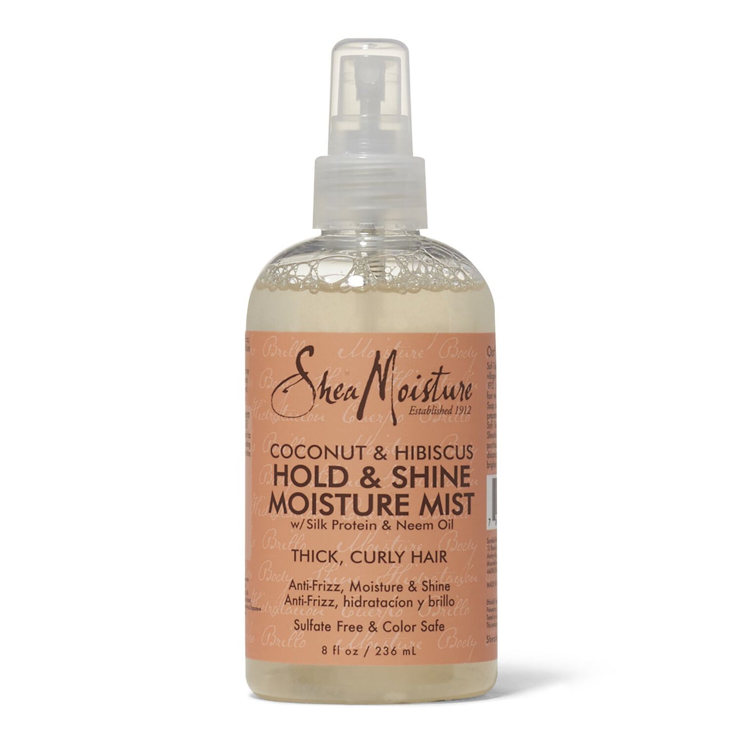 SheaMoisture Hold &amp; Shine Bruma Humectante 8oz