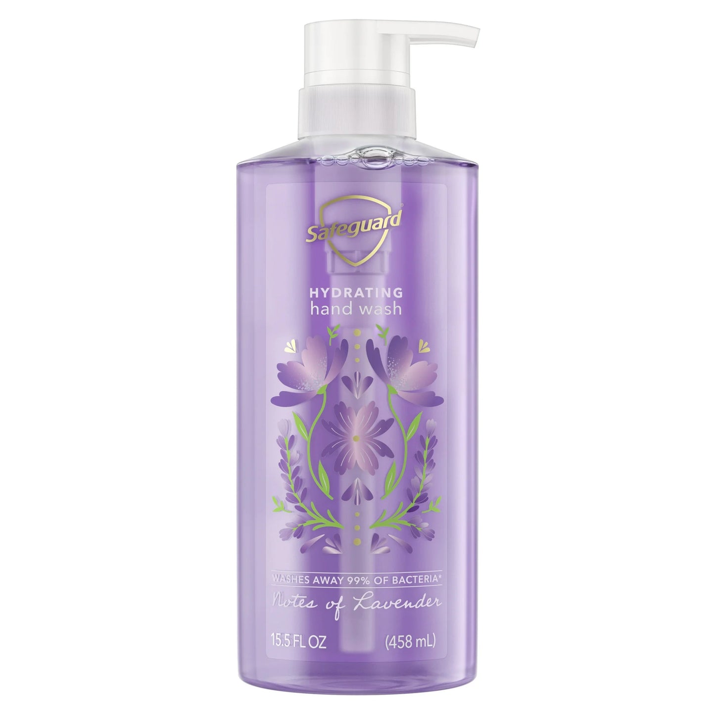 Safeguard Jabón Hidratante para Manos Lavanda 15.5oz