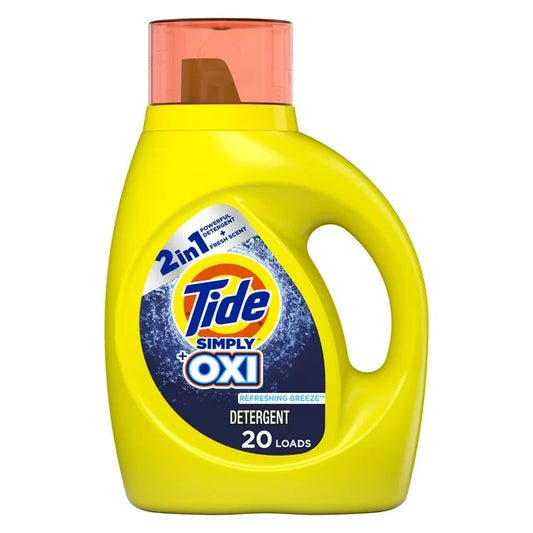 Tide Simply+Oxi Liquid Laundry Detergent 31oz