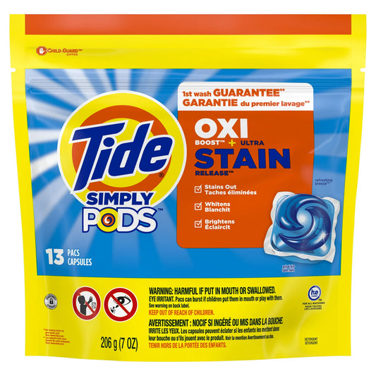 Tide Pods Simply+Oxi 13ct