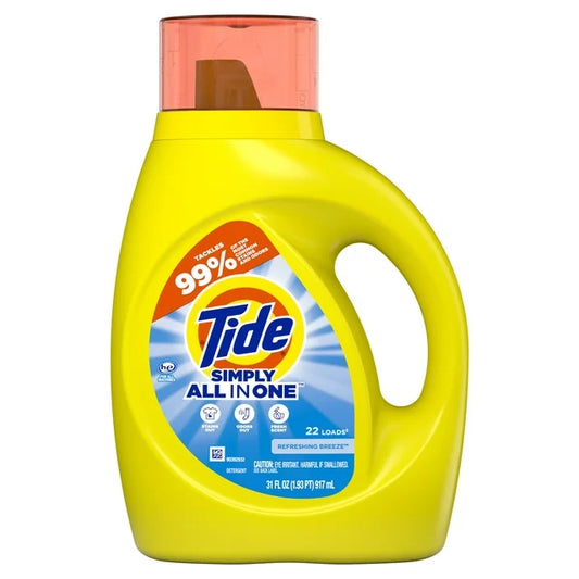 Tide Simply All in One Liquid Laundry Detergent 32oz