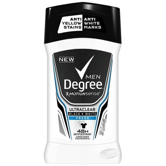 Degree Ultra Clear Long Lasting Antiperspirant Deodorant Stick, Fresh, 2.7 oz***