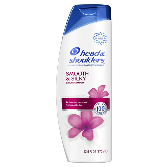 Champú anticaspa Head and Shoulders, suave y sedoso, 12,5 oz