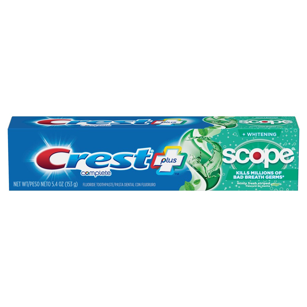 Crest + Scope 全款美白牙膏 - 薄荷清新 5.4 盎司