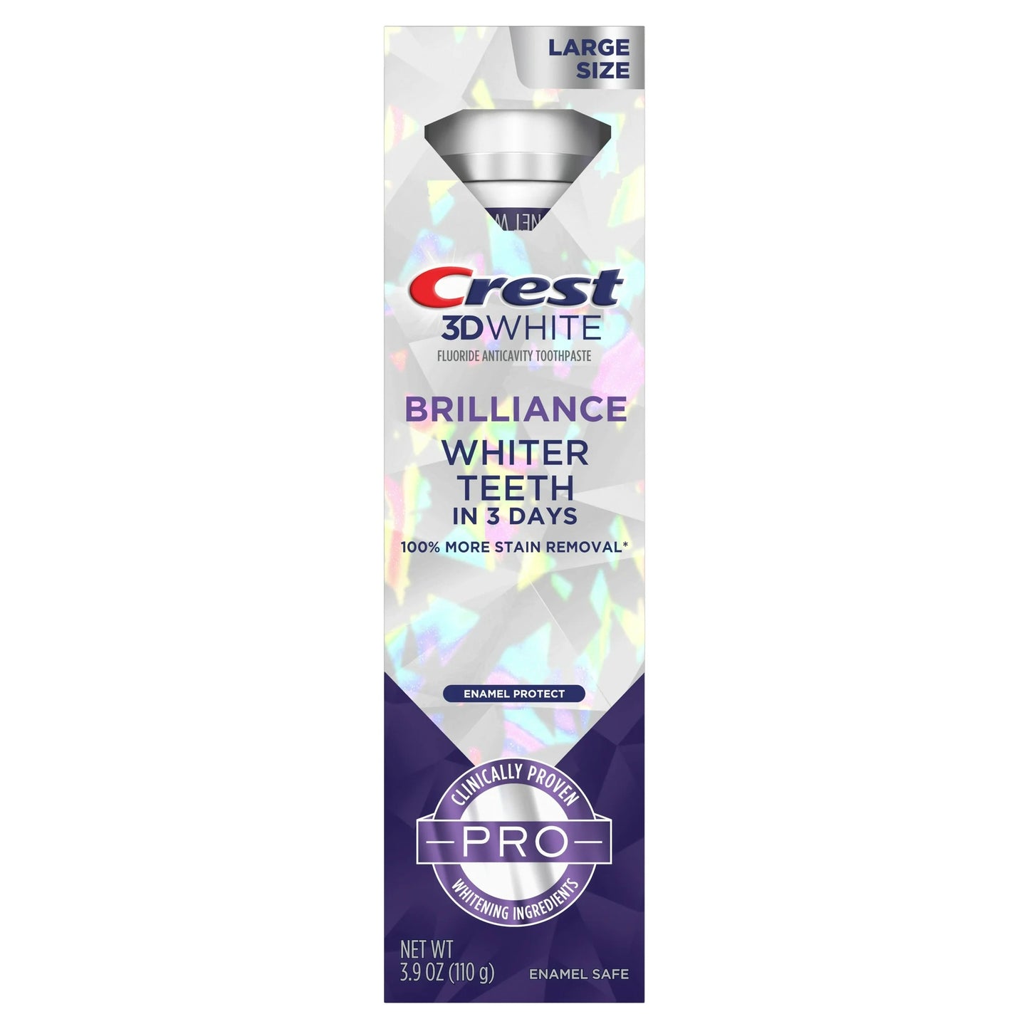 Pasta de dientes blanqueadora Crest 3D White Brilliance Pro, 3,9 oz***