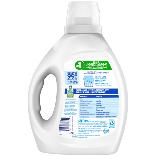 All Ultra Free Clear HE Liquid Laundry Detergent 88oz