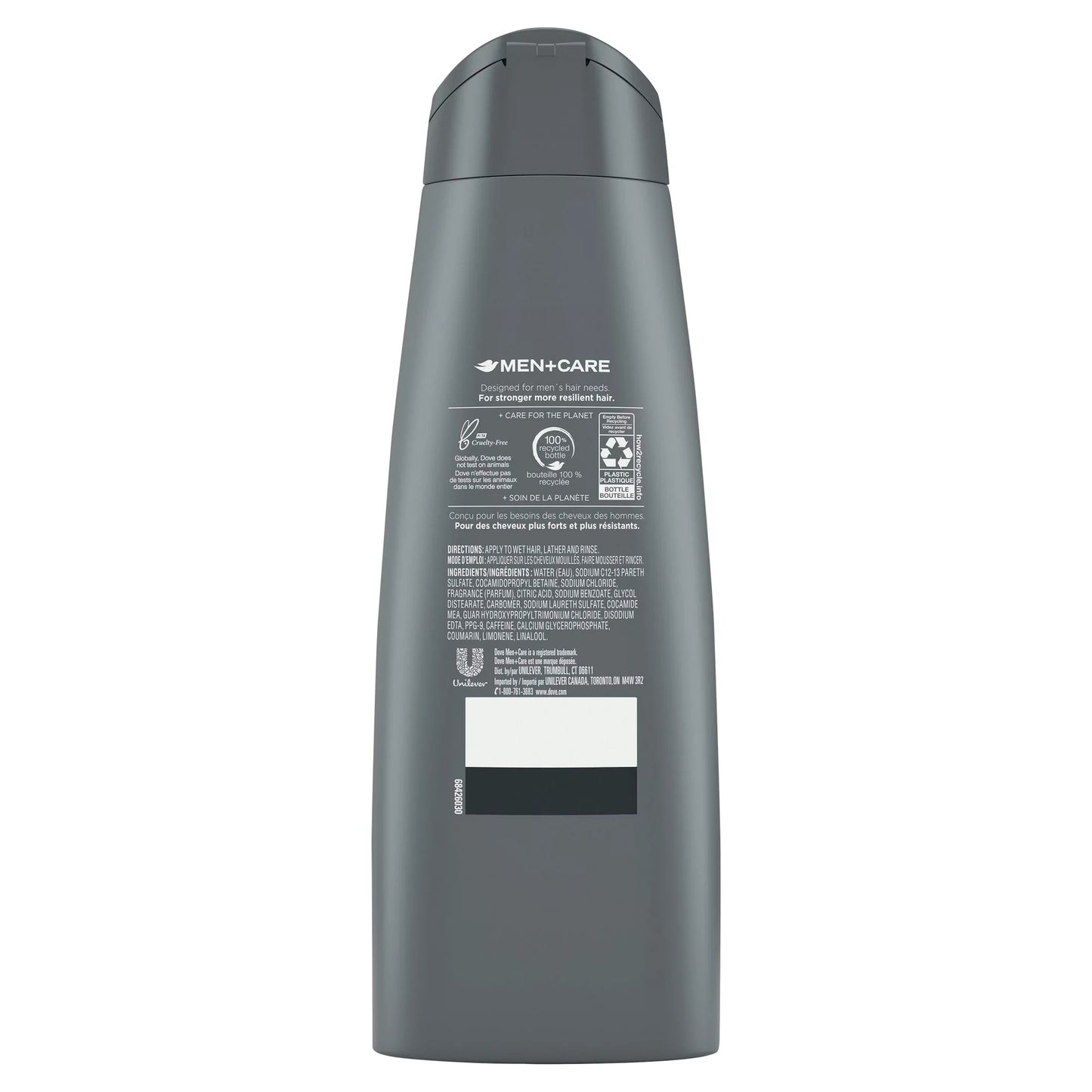 Dove Men+Care Fortifying Thickening 2 in 1 Shampoo Plus Conditioner with Caffeine & Calcium, 12 fl oz***