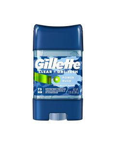 Gillette Clear + Dri-Tech Power Rush 72 小時止汗保護，2.85 盎司