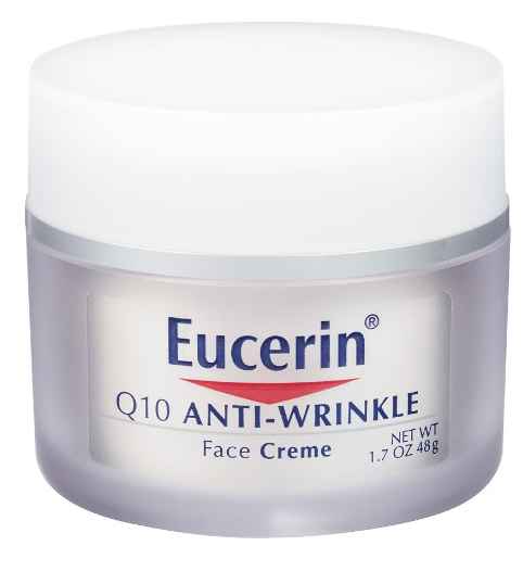 Eucerin Q10 Anti-Wrinkle Sensitive Skin Unscented Face Cream - 1.7oz