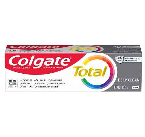 Pasta de dientes Colgate Total Deep Clean de 3,3 oz***