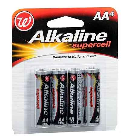 Walgreens AA Batteries 4ct