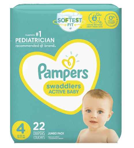 Pampers Swaddlers Diapers Jumbo Bags (click for all size options)