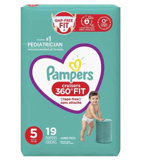 Bolsas para pañales Pampers Cruisers 360 Jumbo (haga clic para ver todas las opciones de tamaño)