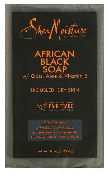 SheaMoisture Bar Soap African Black Soap 8 oz