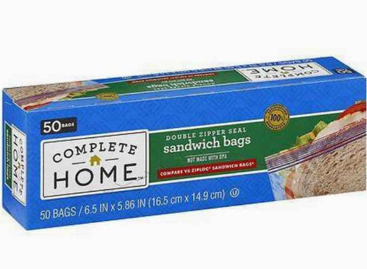 Walgreens Sandwich Bags 50ct