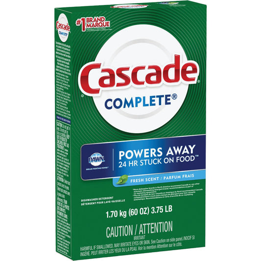 Cascade Complete 60 Oz. Fresh Scent Powder Dishwasher Detergent