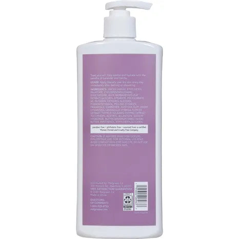 Loción corporal Modern Expressions, lavanda, vainilla, manteca de karité y aloe, 16,9 oz