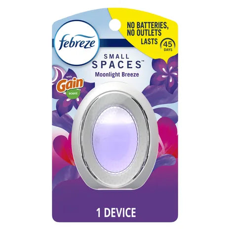 Febreze Small Spaces Air Freshener Gain Moonlight Breeze 1ct