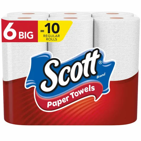 Scott Paper Towels 6=10