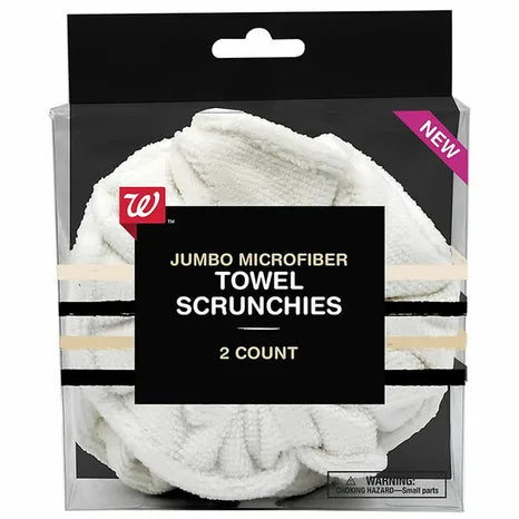 Walgreens Microfiber Towel Scrunchies 2 Count