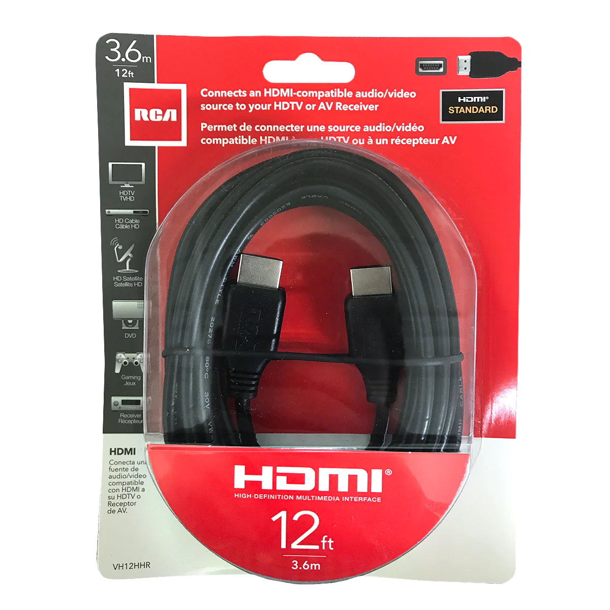 RCA HDMI Cable 12 Feet