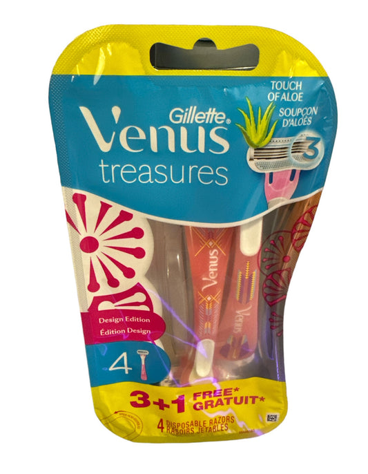 Gillette Venus Treasures Women's Disposable Razors 3ct
